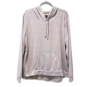 Weatherproof Lightweight Sheer Pullover Hoodie Grey‎ with Purple Tint Size Large